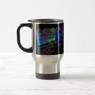 Caneca Térmica A Michelle conhecida em 3D ilumina-se (a