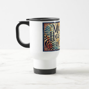 Caneca Térmica A Música É O Batimento Cardíaco Da Vida