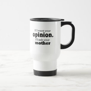 Caneca Térmica A opinião pede FB da mãe