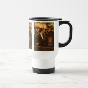 Caneca Térmica A orquestra da ópera por Edgar Degas, arte do