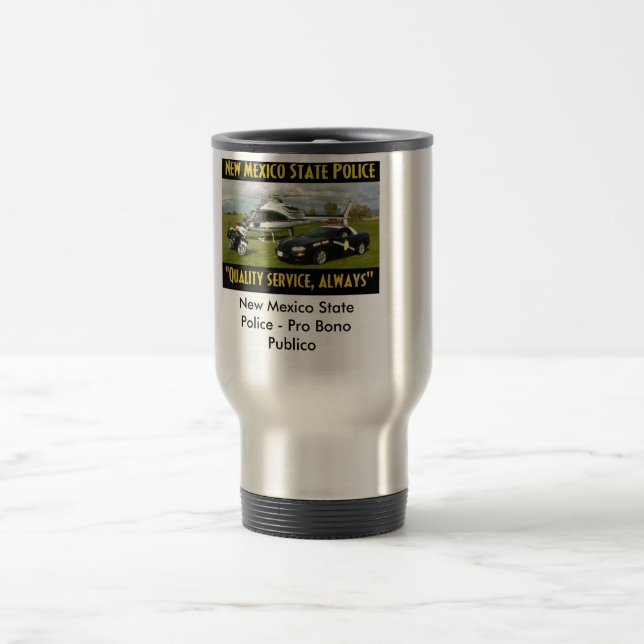 Caneca Térmica A polícia do estado de New mexico agride (Centro)