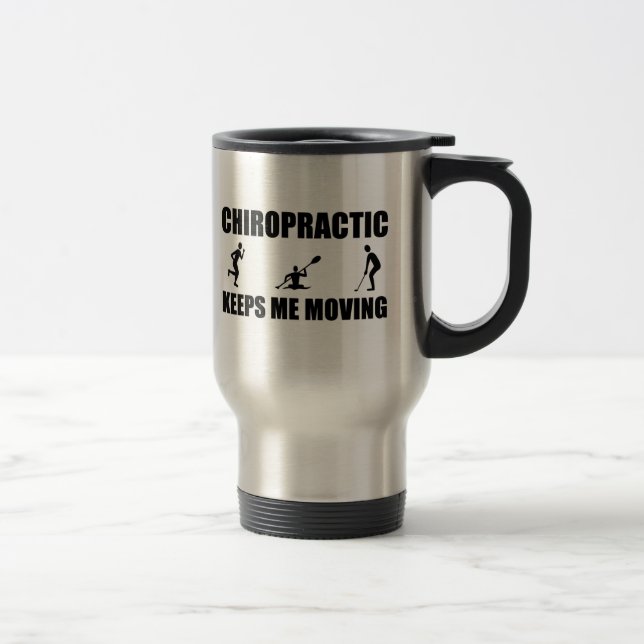 Caneca Térmica A quiroterapia mantem-me mover-se (os homens) (Direita)