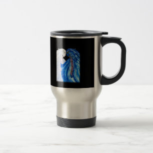 Caneca Térmica A Senhora da Chama Azul