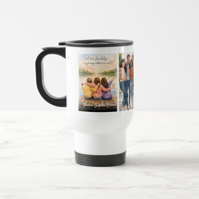 Caneca Térmica A True Friendship | Friendship Day | Inspirational (Esquerda)
