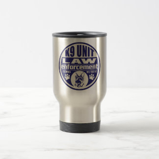 Caneca Térmica A unidade K9 nos cães nós confiamos o azul