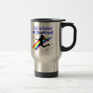 CANECA TÉRMICA A VIDA AZUL É MELHOR NO DESIGN TRACK