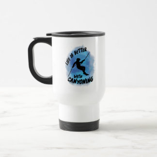 Caneca Térmica A vida é melhor com o Canyonone Watercolor
