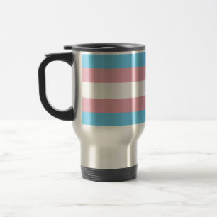 Caneca Térmica A visibilidade da bandeira do orgulho transgênero