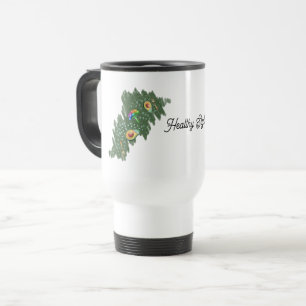 Caneca Térmica abacate comida saudável