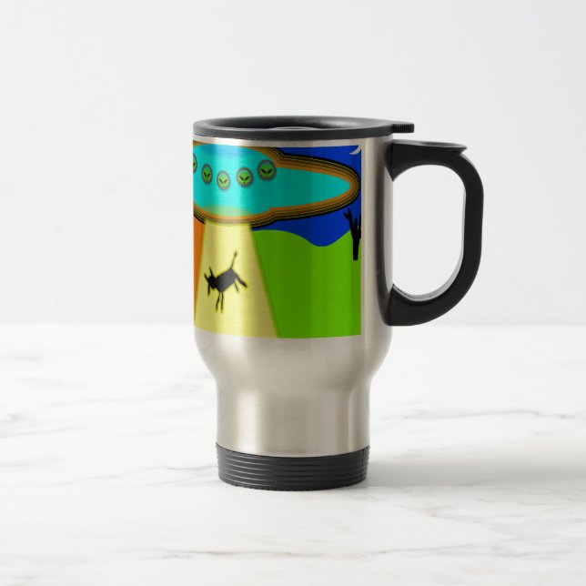 Caneca Térmica Abdução de alienígenas (Direita)