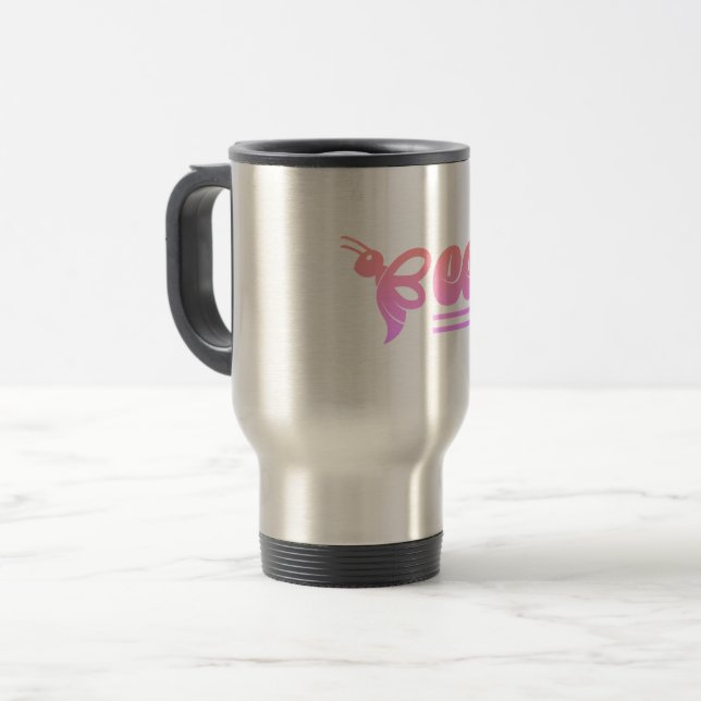 Caneca Térmica Abelha (Frente Esquerda)