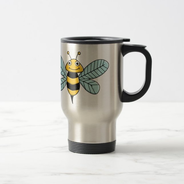 Caneca Térmica Abelha (Direita)