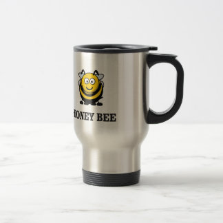 Caneca Térmica abelha do mel no amarelo