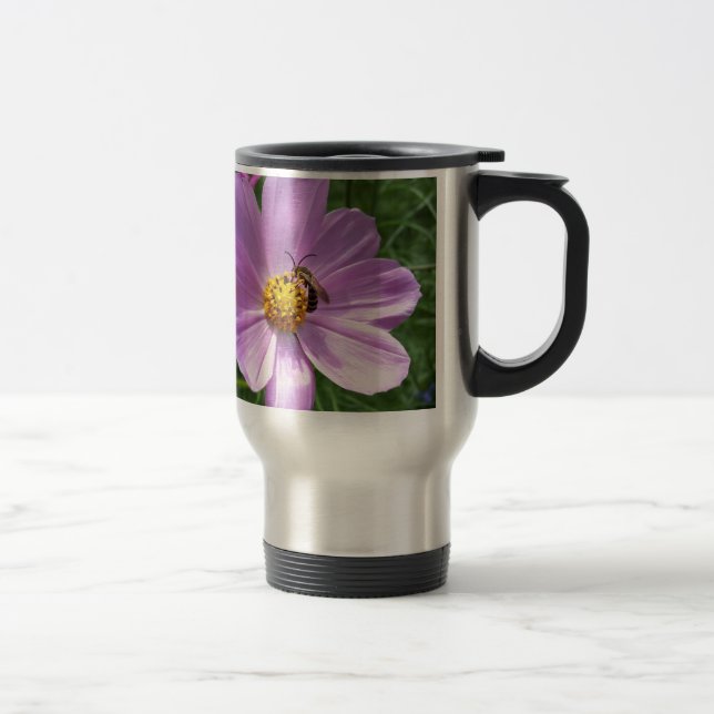 Caneca Térmica abelha em flor (Direita)