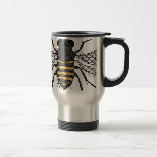 Caneca Térmica abelha vintage