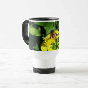 Caneca Térmica Abelhas nas Flores Amarelas