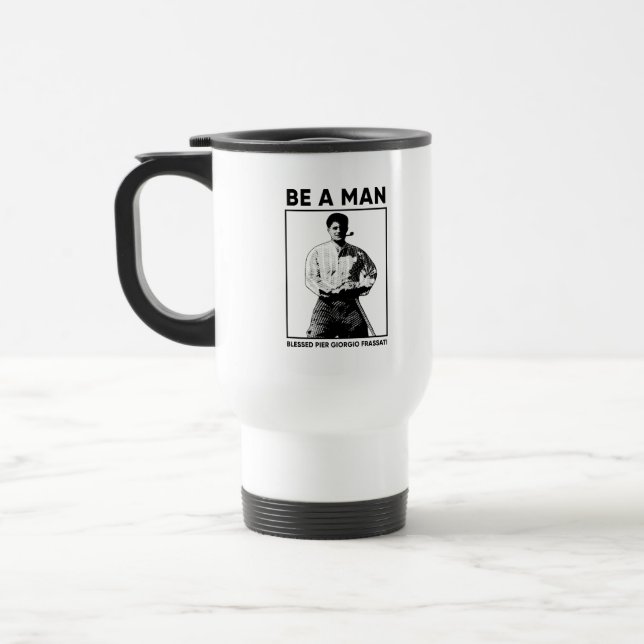Caneca Térmica Abençoado Pier Giorgio Frassoni Mug | Verso l’Alto (Esquerda)