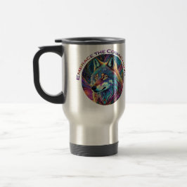 Caneca Térmica Abrace o Lobo de Howl Cósmico