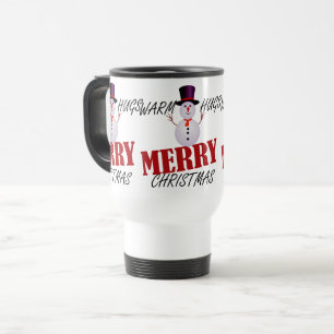 Caneca Térmica Abraços Quentes Feliz Natal