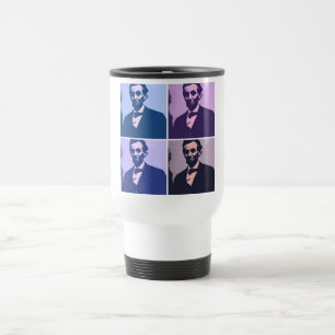 Caneca Térmica Abraham Lincoln Pop Art