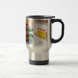 Caneca Térmica Abrir o frigorífico cheio de comida