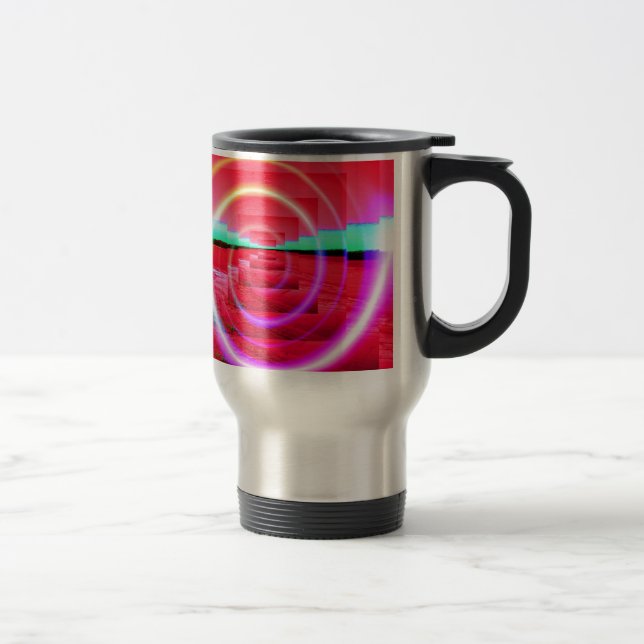 Caneca Térmica Abstrato (Direita)