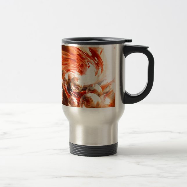 Caneca Térmica Abstrato Contemporâneo (Direita)