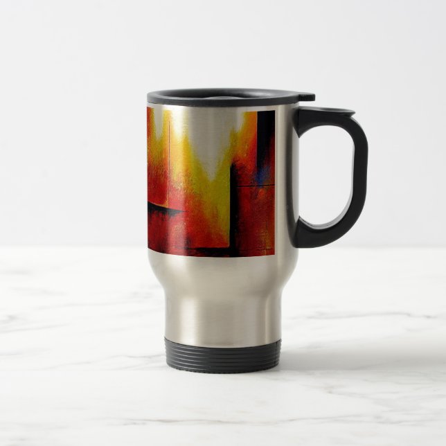 Caneca Térmica Abstrato Painting de Hizli (Direita)