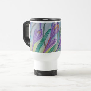 Caneca Térmica Abstrato Primavera Crocus
