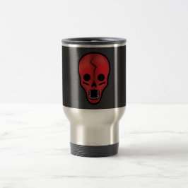 Caneca Térmica Abstrato Red Skull