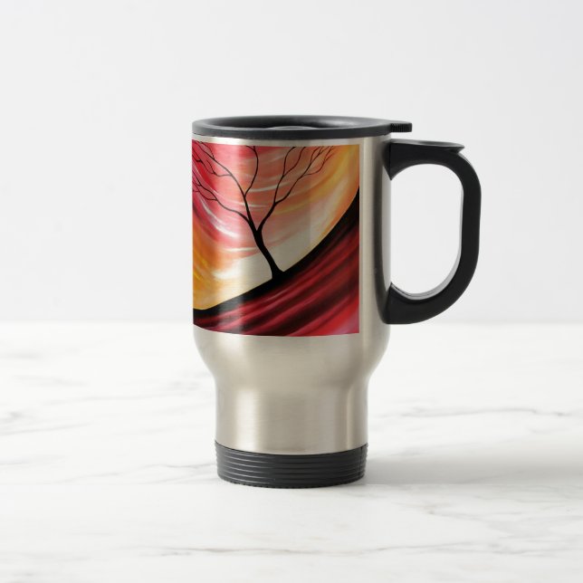 Caneca Térmica Abstrato Tree - Arte Moderna (Direita)