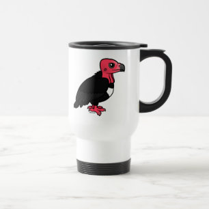 Caneca Térmica abutre Vermelho-dirigido