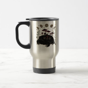 Caneca Térmica Academia Lua Witchy Goblincore Estética Sapo Cla