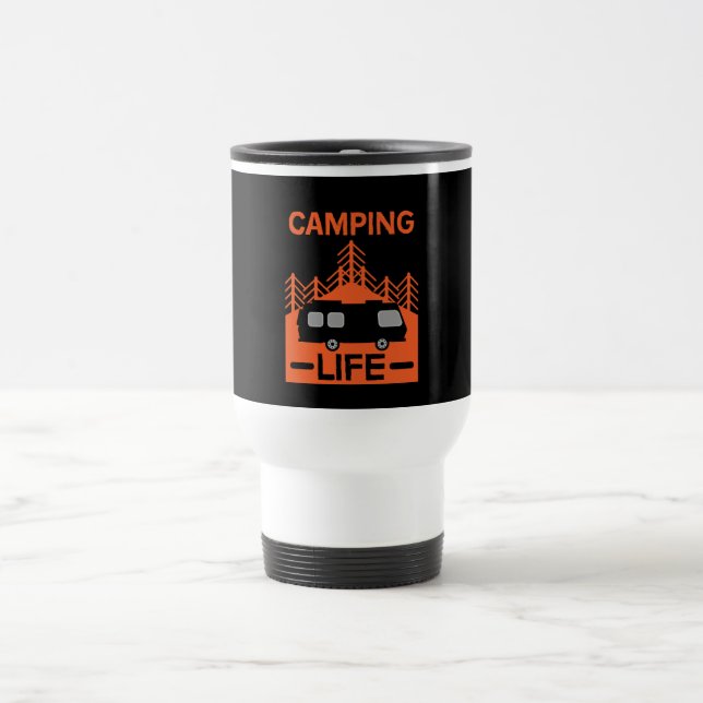Caneca Térmica Acampamento Motorhome | Campanha de autocargueiros (Centro)