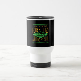 Caneca Térmica Acampamento - Na Floresta Eu Vou Engraçado Acampam