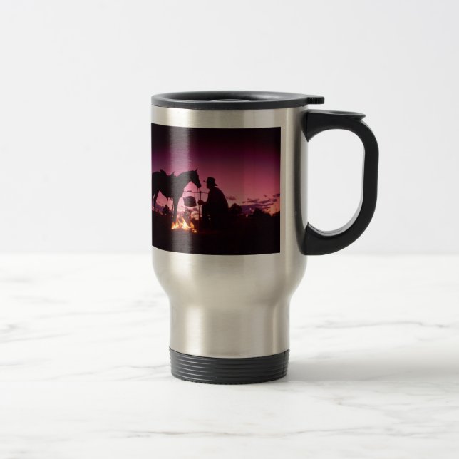 Caneca Térmica Acampamento selvagem do oeste (Direita)