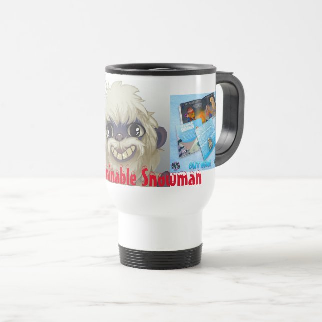 Caneca Térmica #ACaneca de viagemUnabominableSnowman (Frente Esquerda)