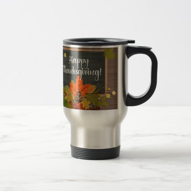 Caneca Térmica ação de agradecimento feliz (Direita)