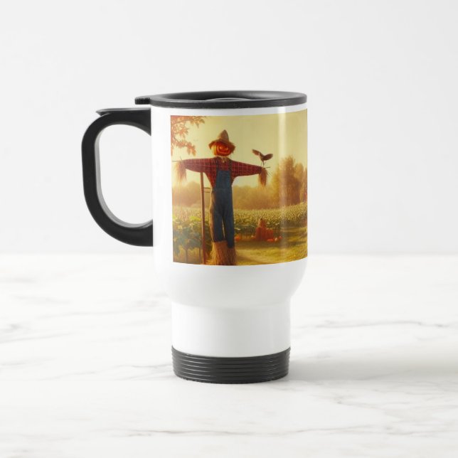 Caneca Térmica Ação de Graças/outono/Queda na fazenda (Esquerda)