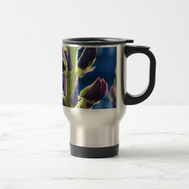 Caneca Térmica Aço inoxidável floral, Viagem/Viagem ao trabalho d (Direita)