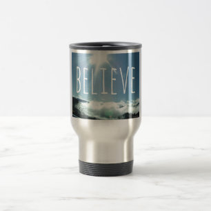 Caneca Térmica Acredite o provérbio inspirador