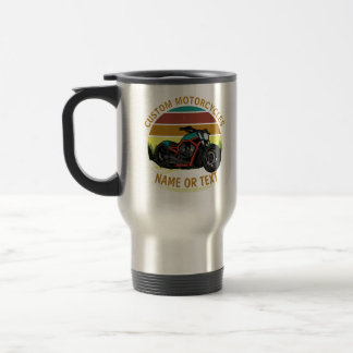 Caneca Térmica Adicionar Nome Alterar Texto Vintage Rainbow motoc
