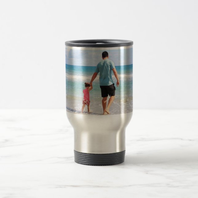 Caneca Térmica Adicionar sua própria foto e/ou texto (Centro)