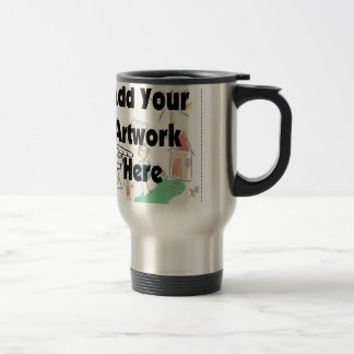 Caneca Térmica Adicione seu próprio Trabalho de arte ou Trabalho