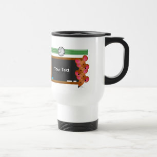 Caneca Térmica Adicione seu Traveler de texto/Comute Ringer Mug