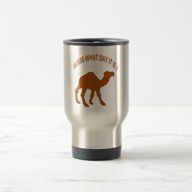 Caneca Térmica Adivinhem que dia é?- Campo Hump Day - Mug (Centro)