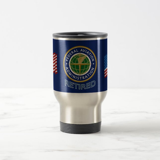 Caneca Térmica Administração de Aviação Federal Aposentado Mug (Centro)