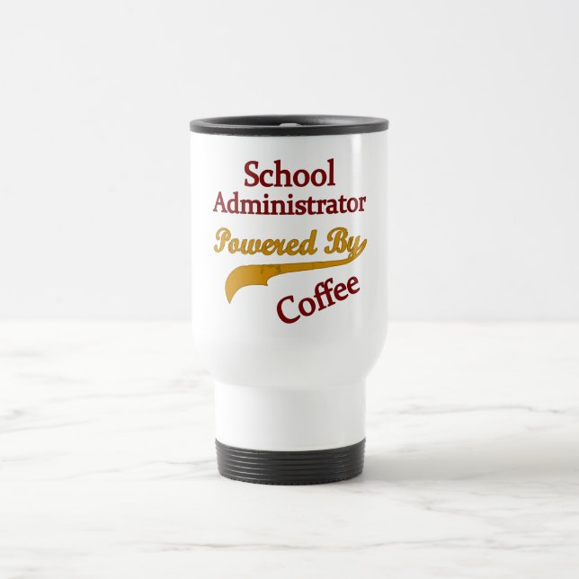 Caneca Térmica Administrador de escola psto pelo café (Centro)