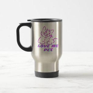 CANECA TÉRMICA ADORA MEU GATO DE PINCO DE PINO
