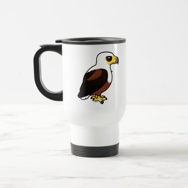 Caneca Térmica Africano Peixe-Eagle de Birdorable (Esquerda)